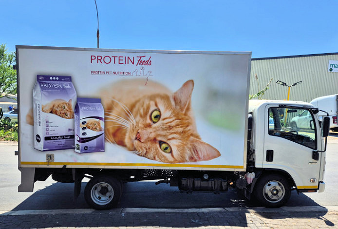 a forklift carrying products