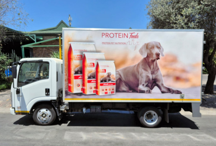 a forklift carrying products